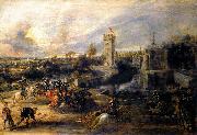 Peter Paul Rubens Tournament in front of Castle Steen oil painting on canvas